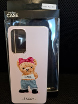 Луксозен силиконов гръб ТПУ Perfect Case за Samsung Galaxy A33 5G A336F Bear girl 